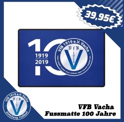 VfB Vacha Fussmatte 100 Jahre Blau