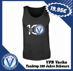 VfB Vacha Tanktop 100 Jahre Schwarz