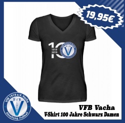 VfB Vacha V Shirt 100 Jahre Schwarz